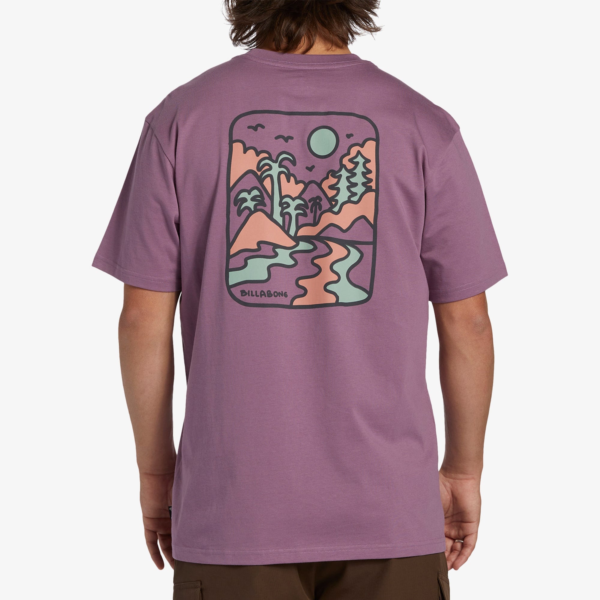 Billabong Shine Erkek Mor Günlük T-Shirt