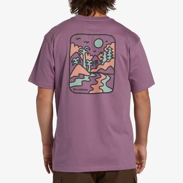  Billabong Shine Erkek Mor Günlük T-Shirt