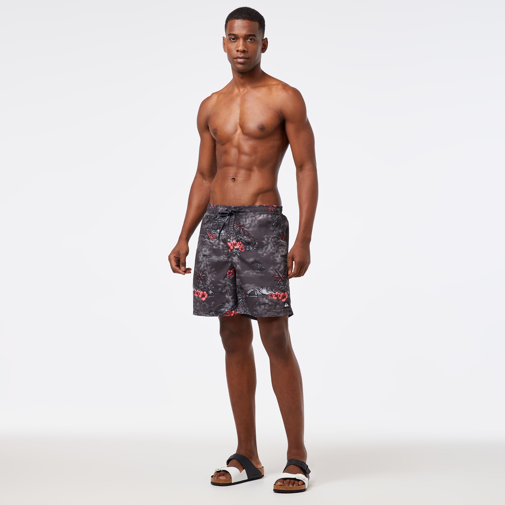 Quiksilver Longmanhill Erkek Siyah Mayo