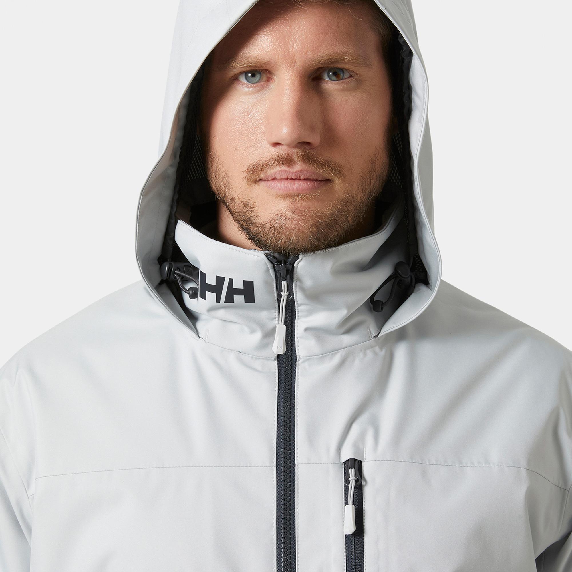 Helly Hansen Crew Hooded Midlayer Erkek Gri Outdoor Mont
