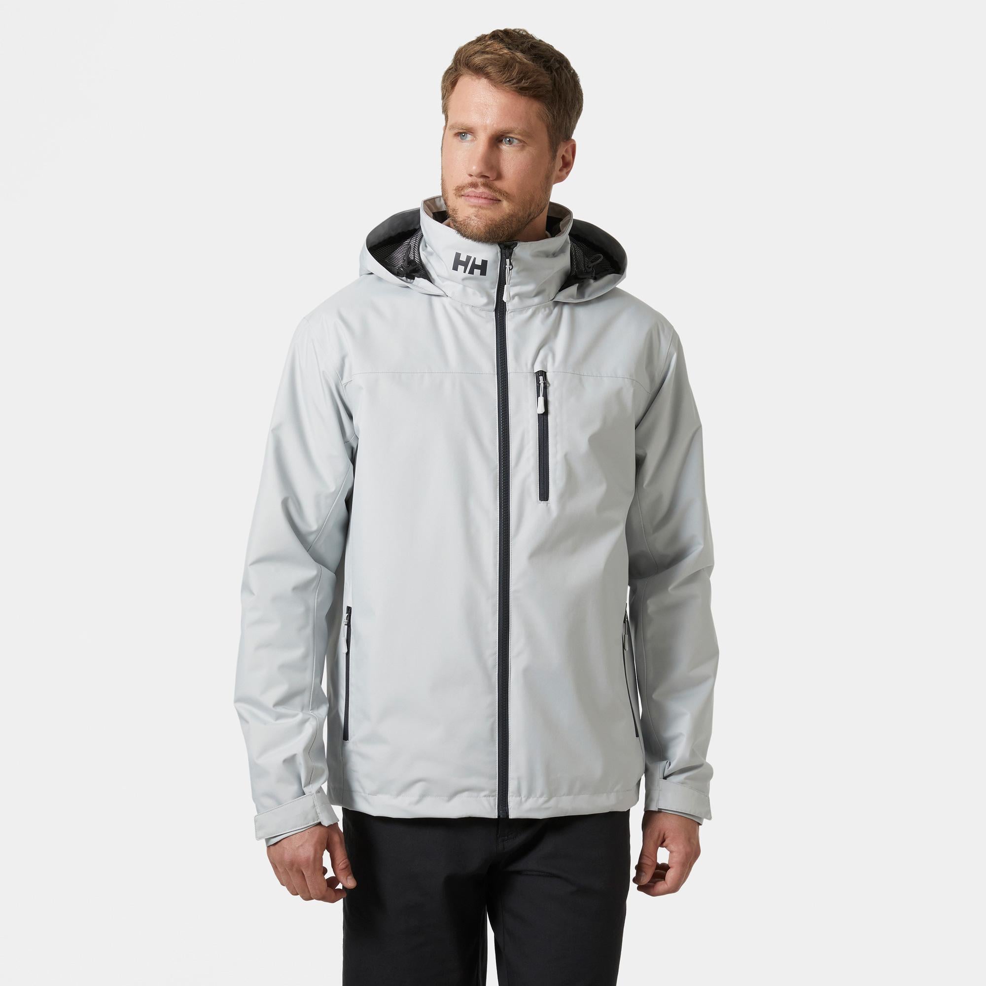 Helly Hansen Crew Hooded Midlayer Erkek Gri Outdoor Mont