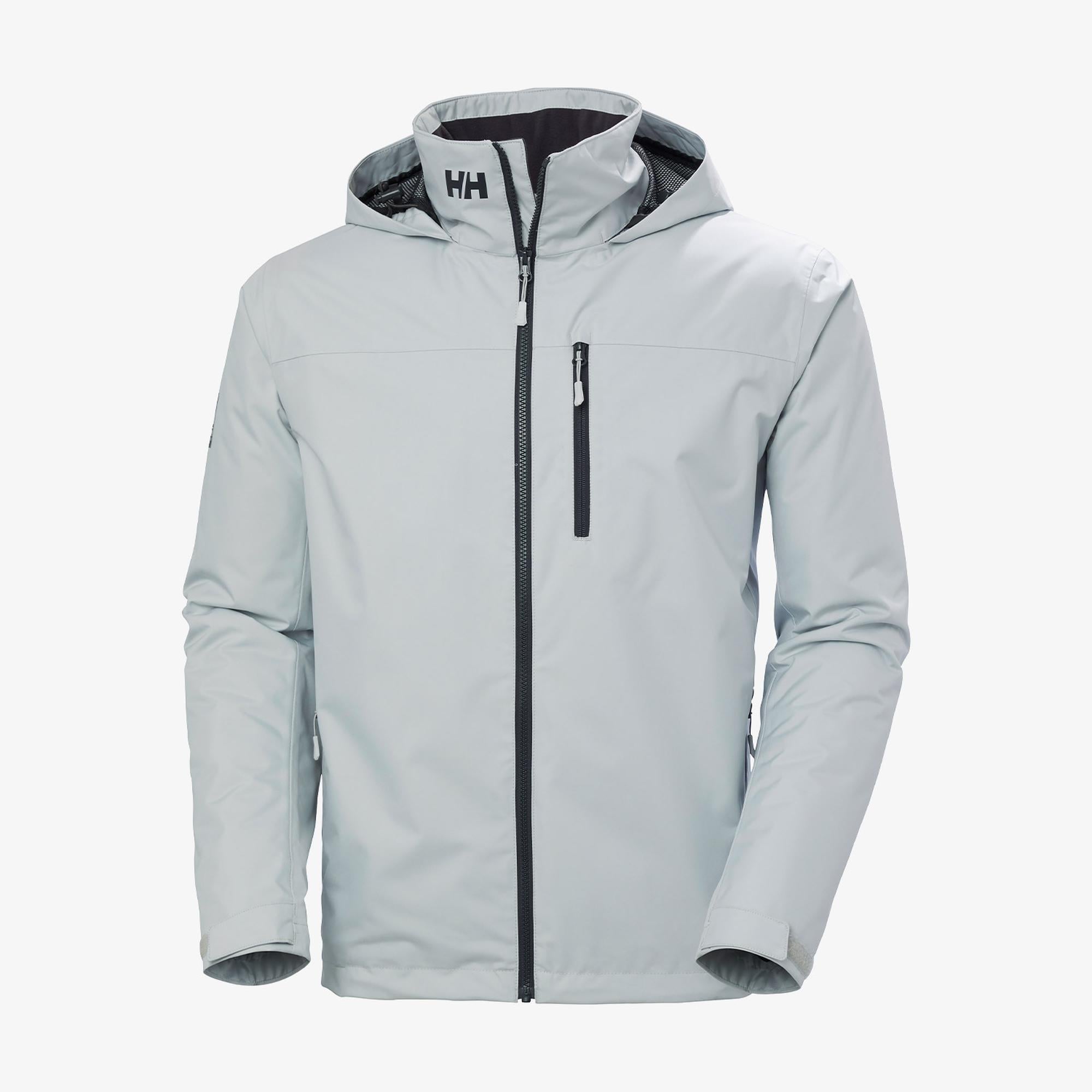 Helly Hansen Crew Hooded Midlayer Erkek Gri Outdoor Mont