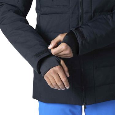  Rossignol Puffy Parka Erkek Siyah Kayak Ceketi