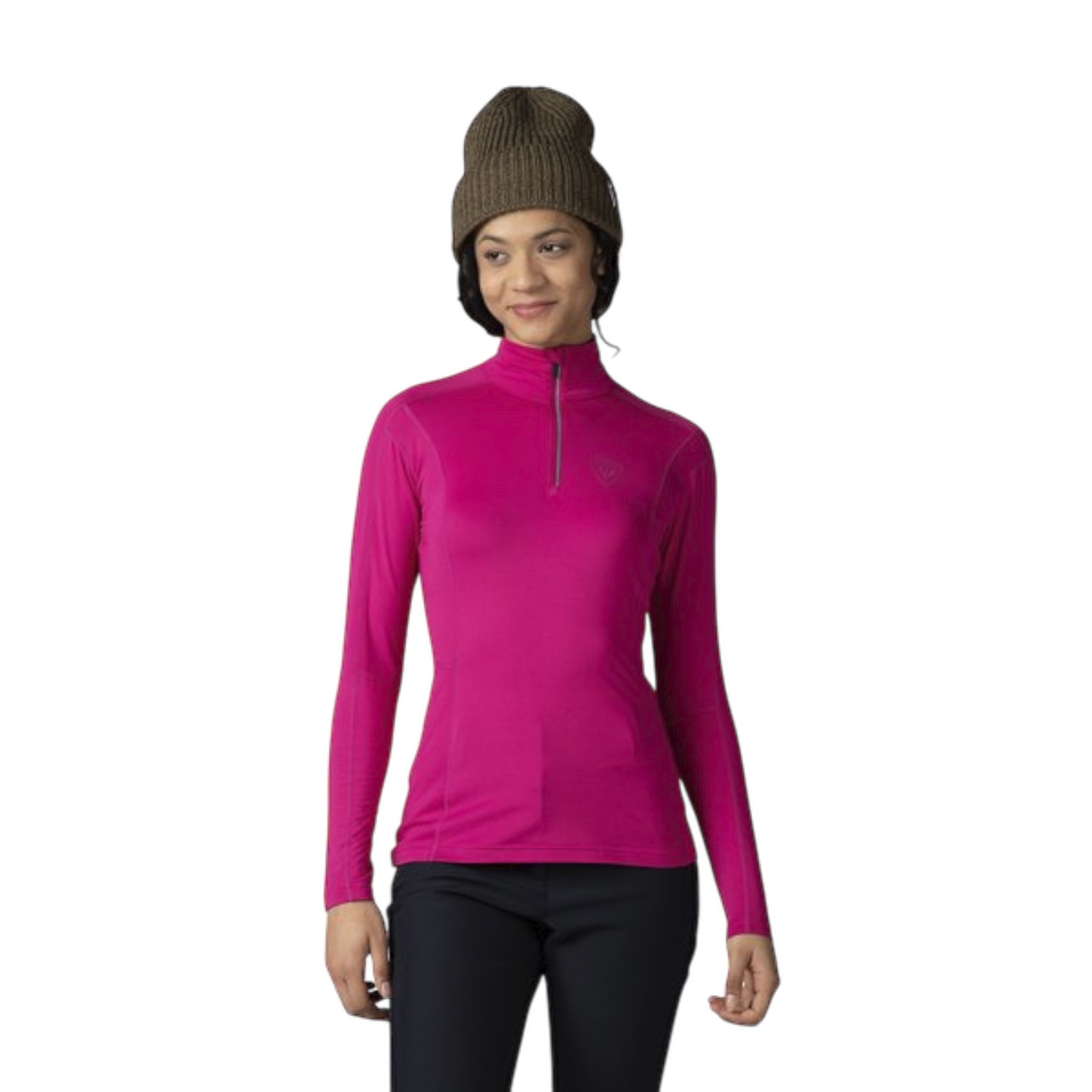 Rossignol Classique 1/2 Zip Kadın Pembe Içlik Üst