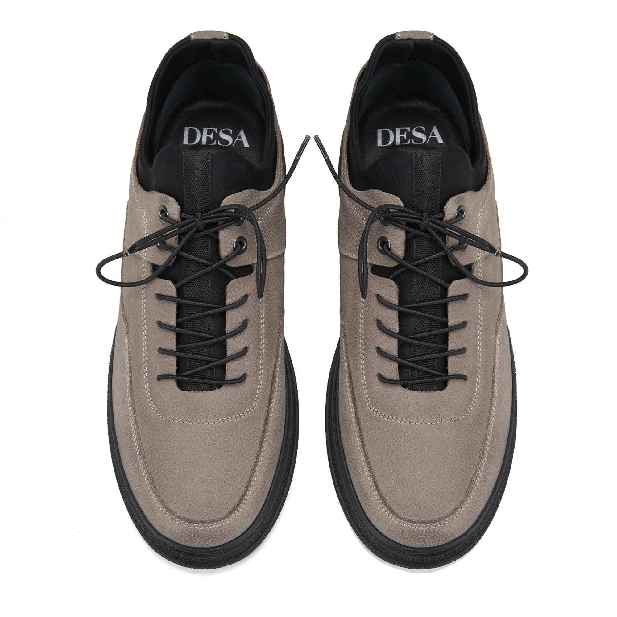 Abdiel Gri Erkek Nubuk Deri Günlük Ayakkabı