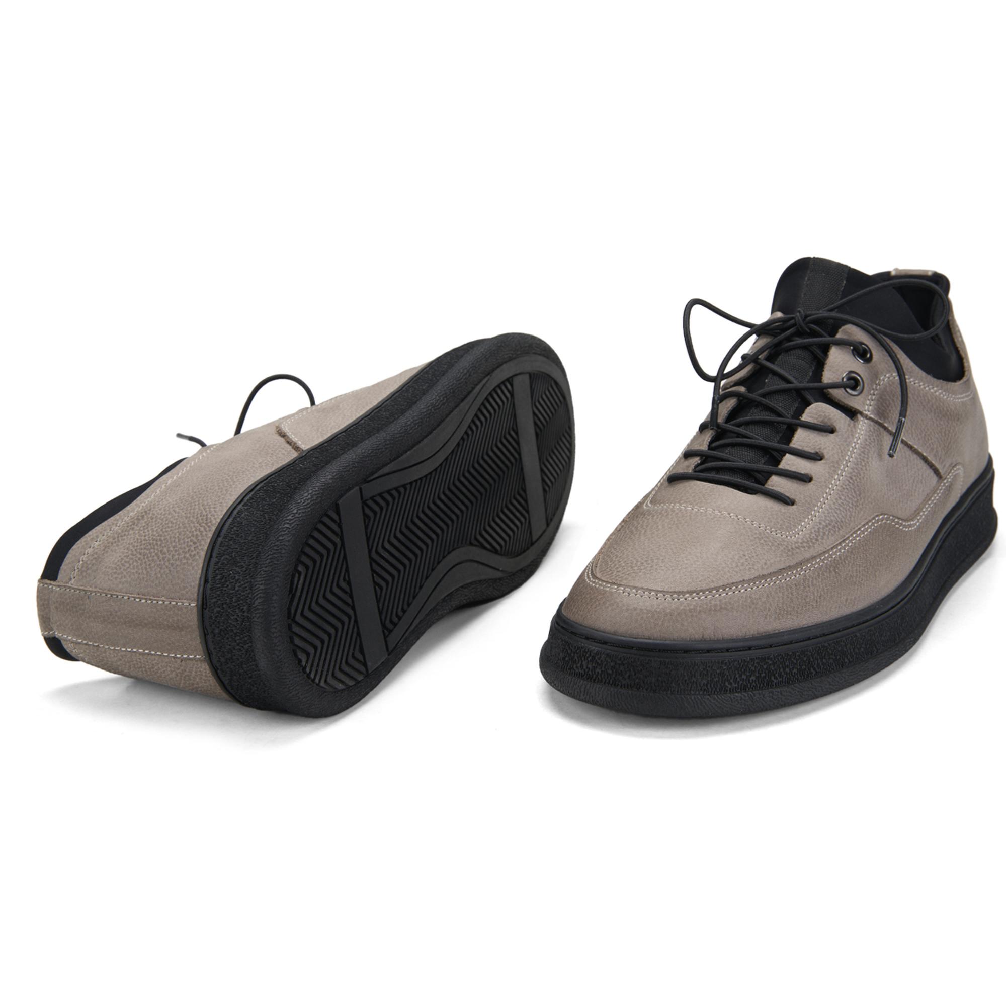 Abdiel Gri Erkek Nubuk Deri Günlük Ayakkabı