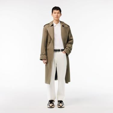  Lacoste Elegance Erkek Çift Taraflı Deri Koyu Yeşil Kemer