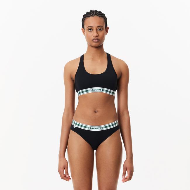  Lacoste Kadın Siyah Bra