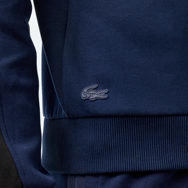  Erkek Relaxed Fit Kapüşonlu Lacivert Sweatshirt