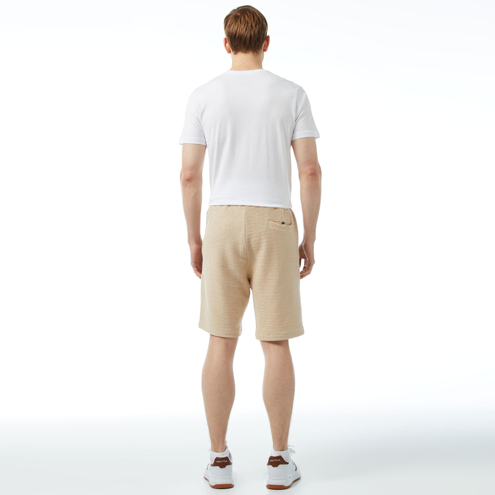 Nautica Erkek Bej Standart Fit Şort