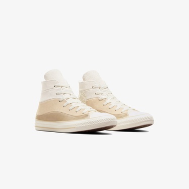  Converse Chuck Taylor All Star Unisex Krem Deri Sneaker