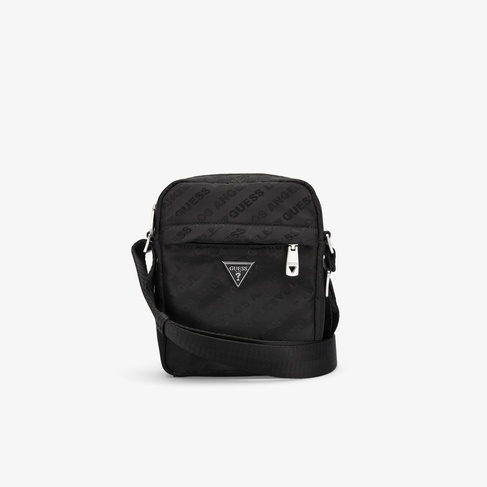  Guess Venezia Fro Milano Xbody With Front Pocket Erkek Siyah Çapraz Askılı Çanta