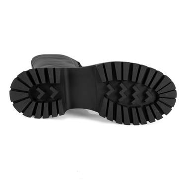  Kadın Siyah Deri Bot