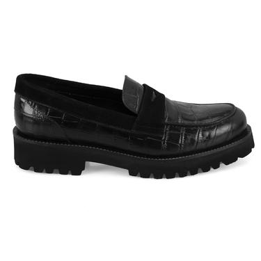  Kadın Siyah Loafer