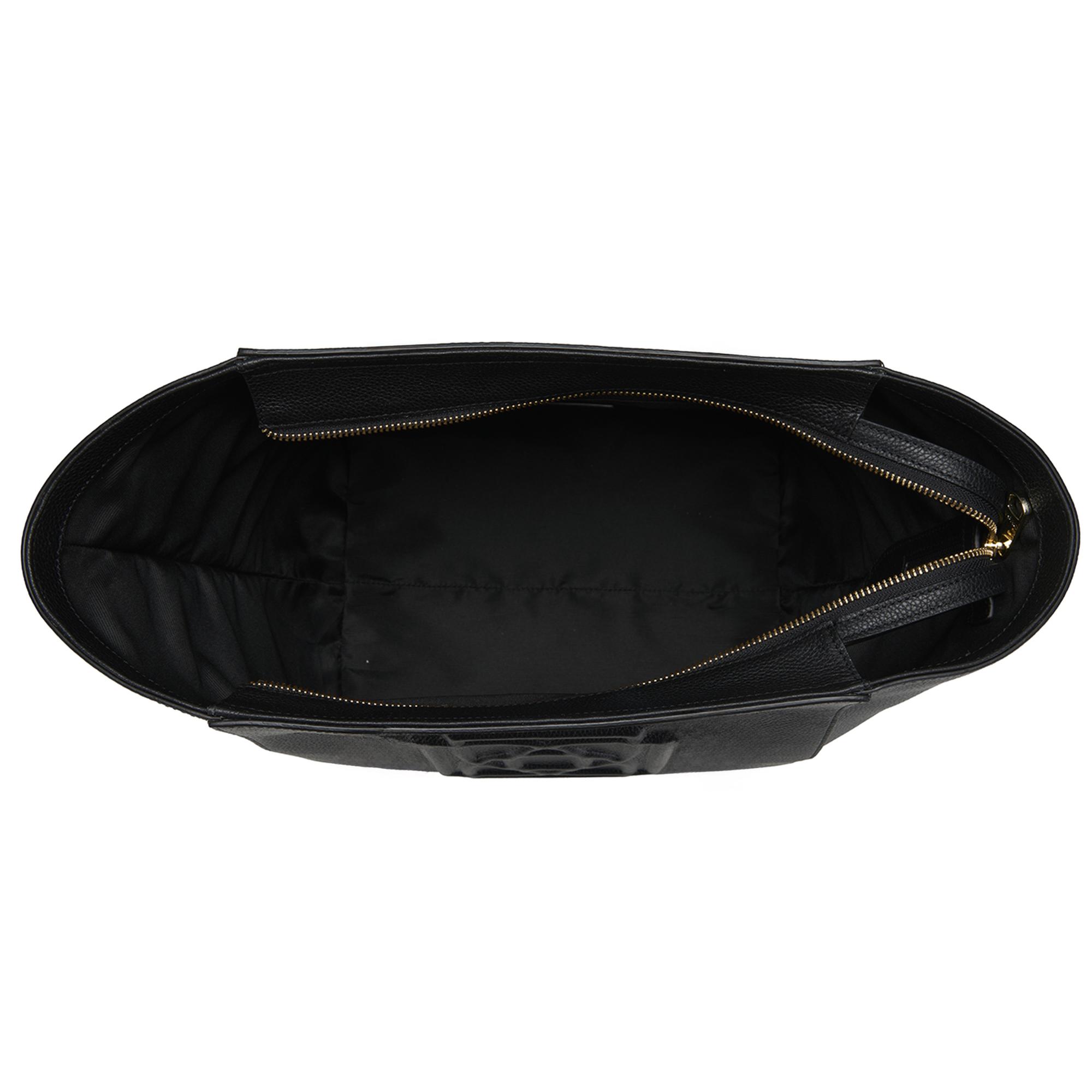 Mioro Siyah Kadın Deri Omuz Çantası