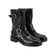 Kadın Siyah Kemer Aksesuarlı Kadın Bot