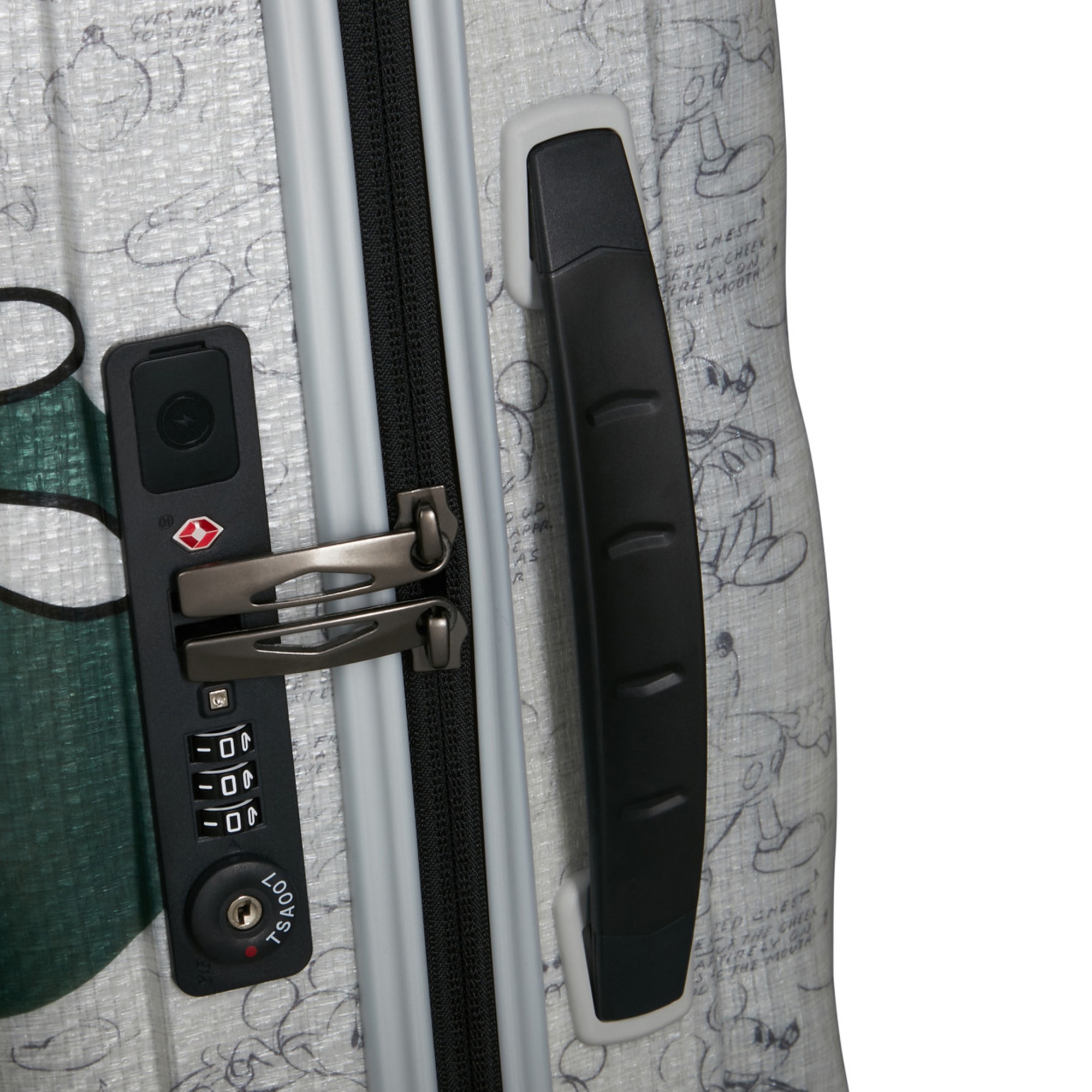 Samsonite Gri C-Lite Disney-Spinner - Körüklü 55/20 Kabin Boy Çocuk Valizi