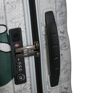  Samsonite Gri C-Lite Disney-Spinner - Körüklü 55/20 Kabin Boy Çocuk Valizi