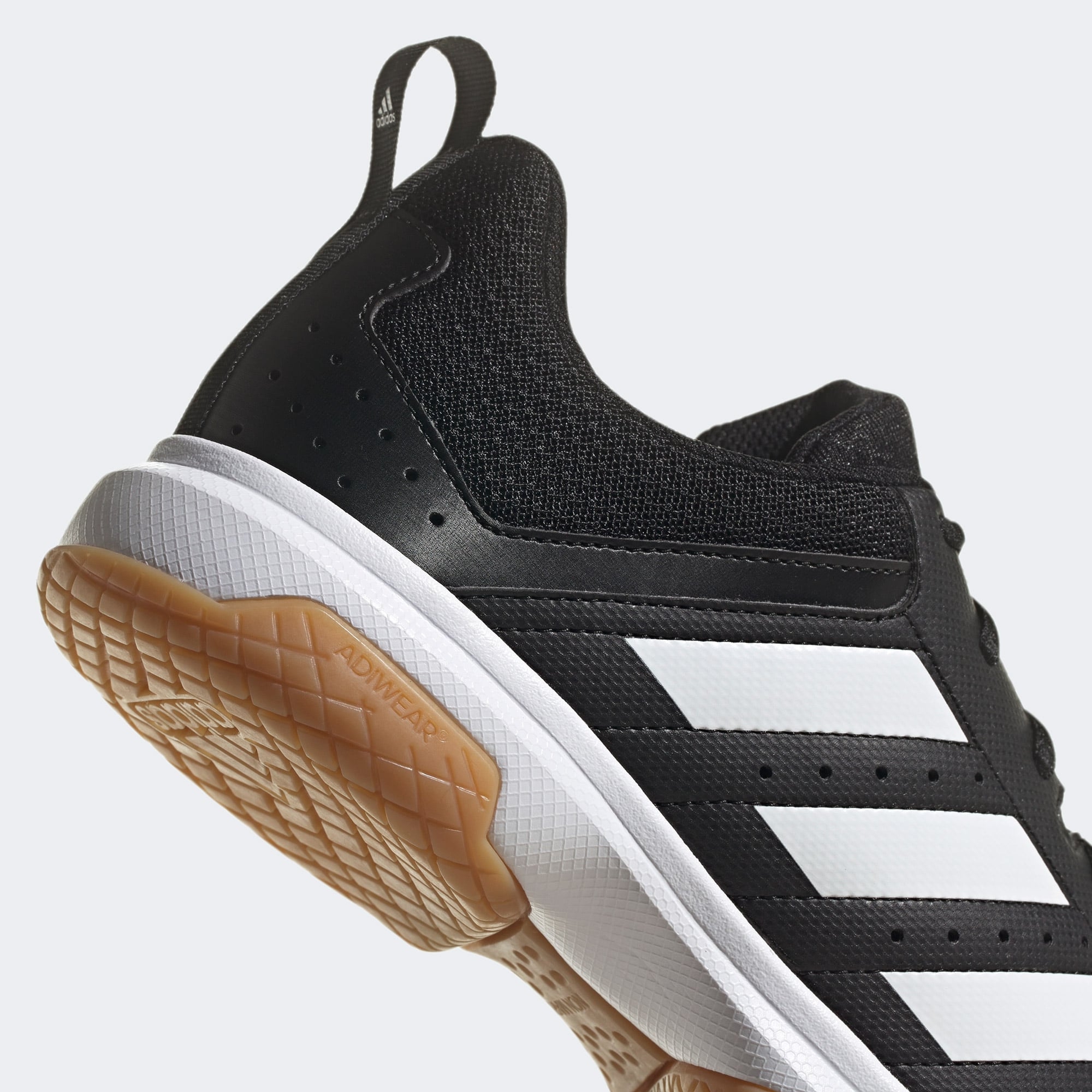 Adidas adidas Ligra 7 Erkek Siyah Voleybol Ayakkabısı Sneaker | FashFed Siyah - 8. görsel