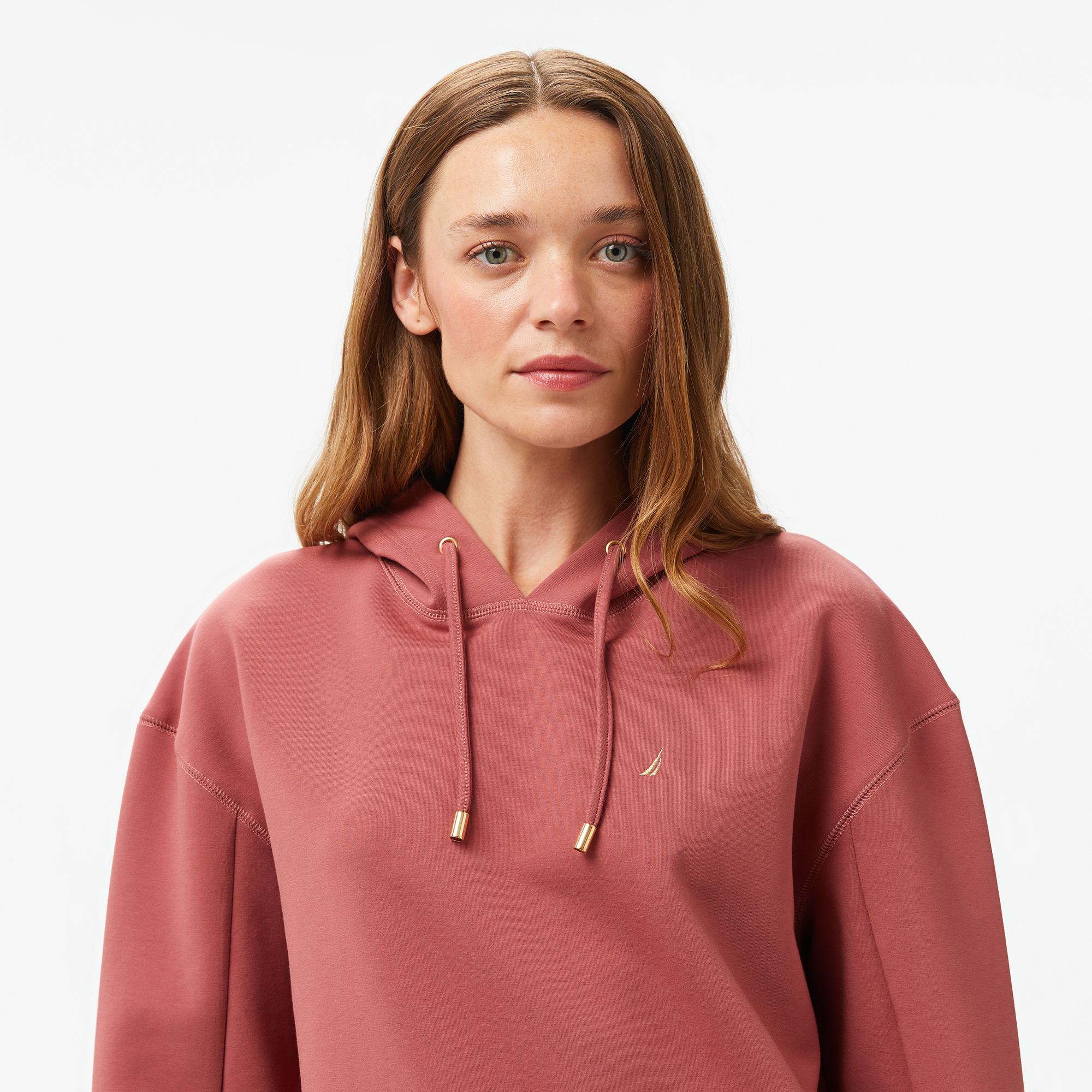 Nautica Kadın Pembe Regular Fit Hoodie