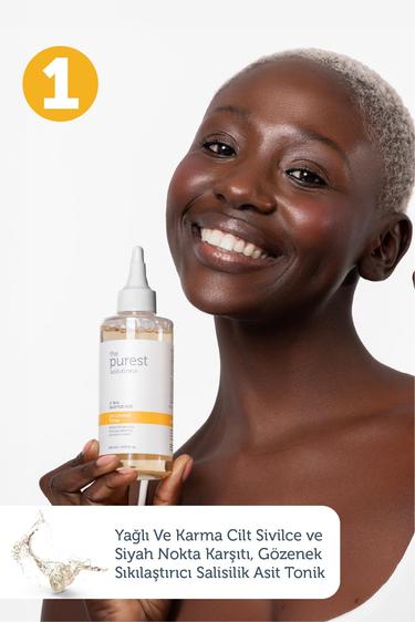  The Purest Solutions Yüksek Oranda BHA İçeren Cilt Bakım Seti (Fiddy Methoduna Uygun) 30 ml 200 ml