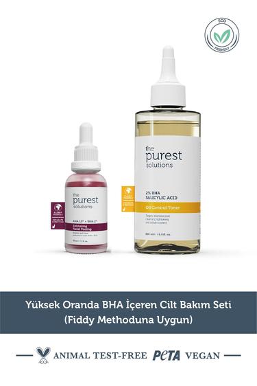  The Purest Solutions Yüksek Oranda BHA İçeren Cilt Bakım Seti (Fiddy Methoduna Uygun) 30 ml 200 ml