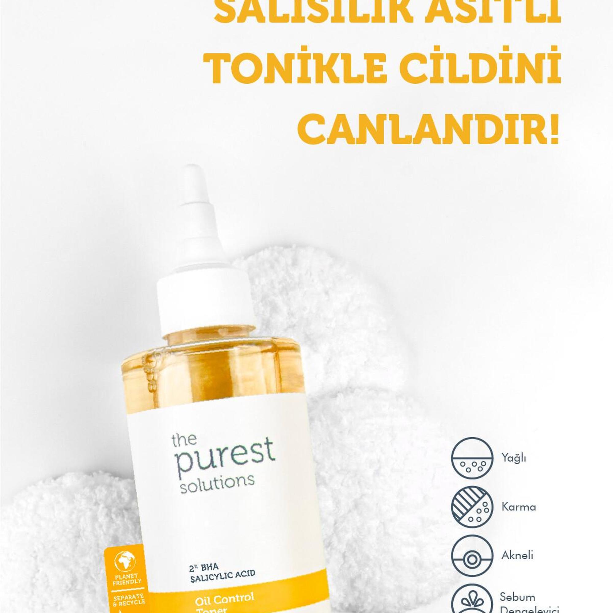 The Purest Solutions Yüksek Oranda BHA İçeren Cilt Bakım Seti (Fiddy Methoduna Uygun) 30 ml 200 ml