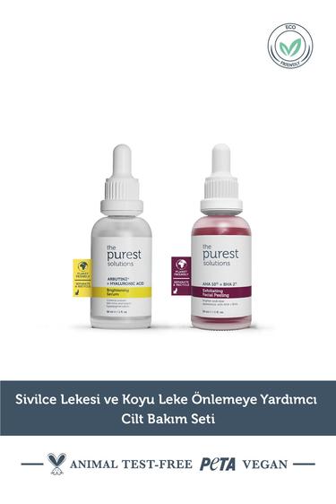  The Purest Solutions Sivilce Lekesi ve Koyu Leke Önlemeye Yardımcı Cilt Bakım Seti