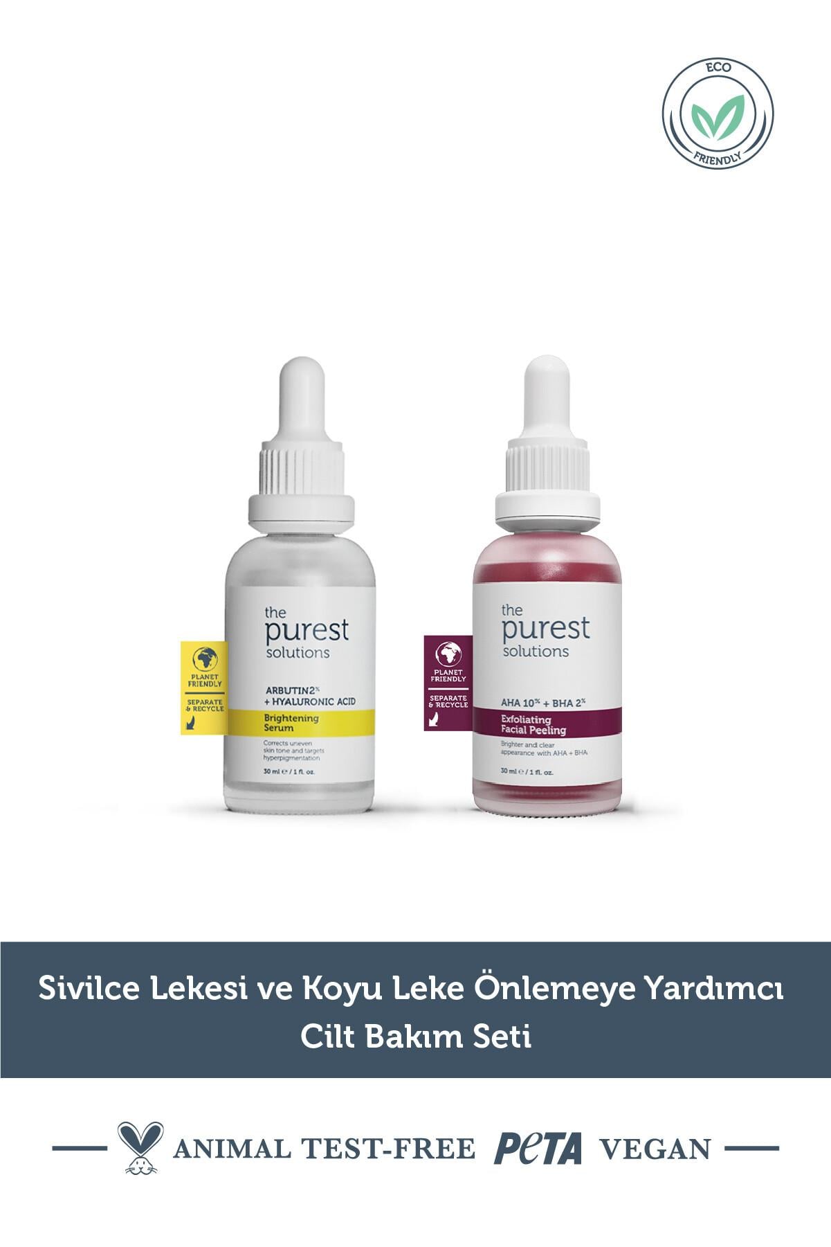  The Purest Solutions Sivilce Lekesi ve Koyu Leke Önlemeye Yardımcı Cilt Bakım Seti