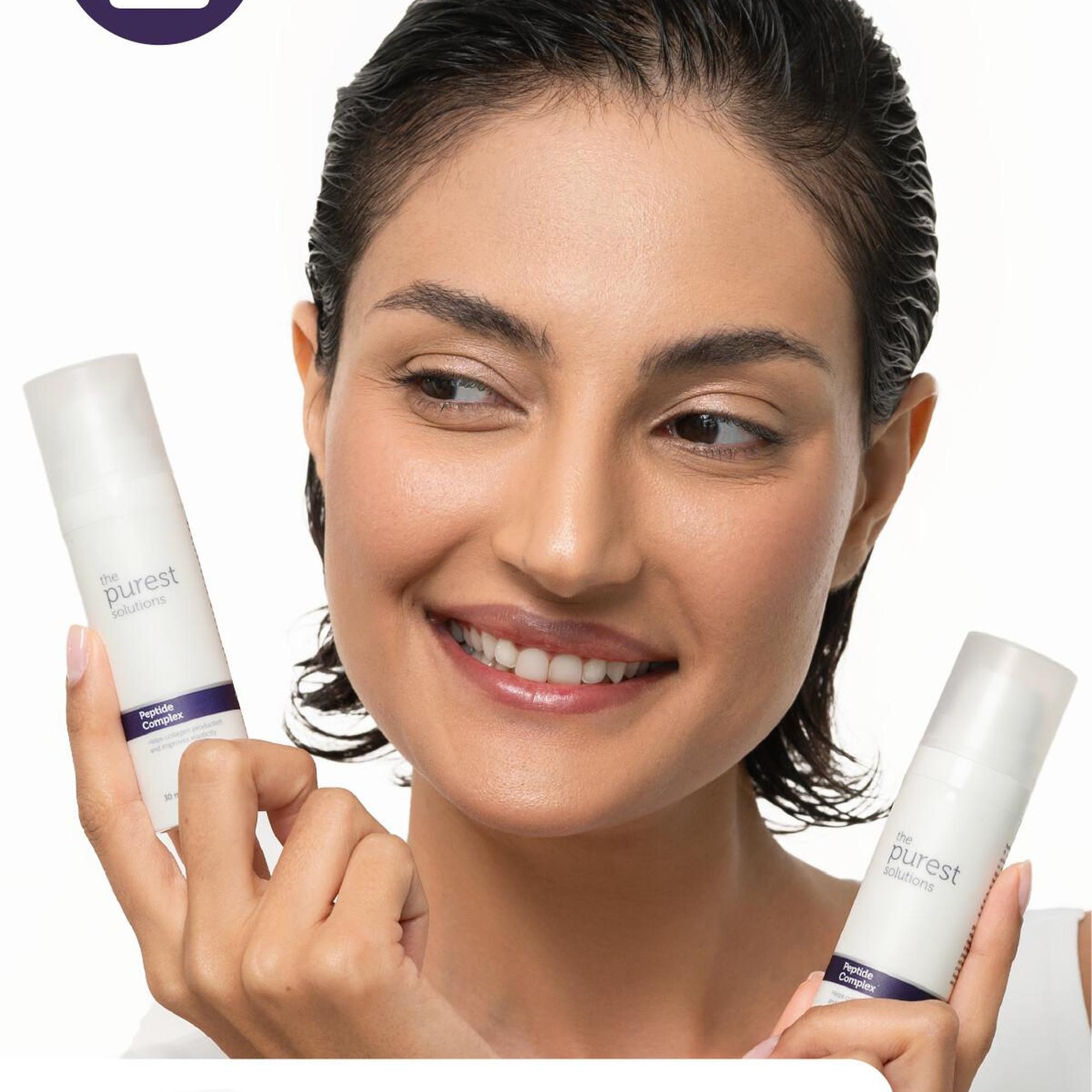 The Purest Solutions Yoğun Nemlendirme Kırışıklık Önlemeye ve Onarmaya Yardımcı Bakım Seti 30 ml + 30 ml