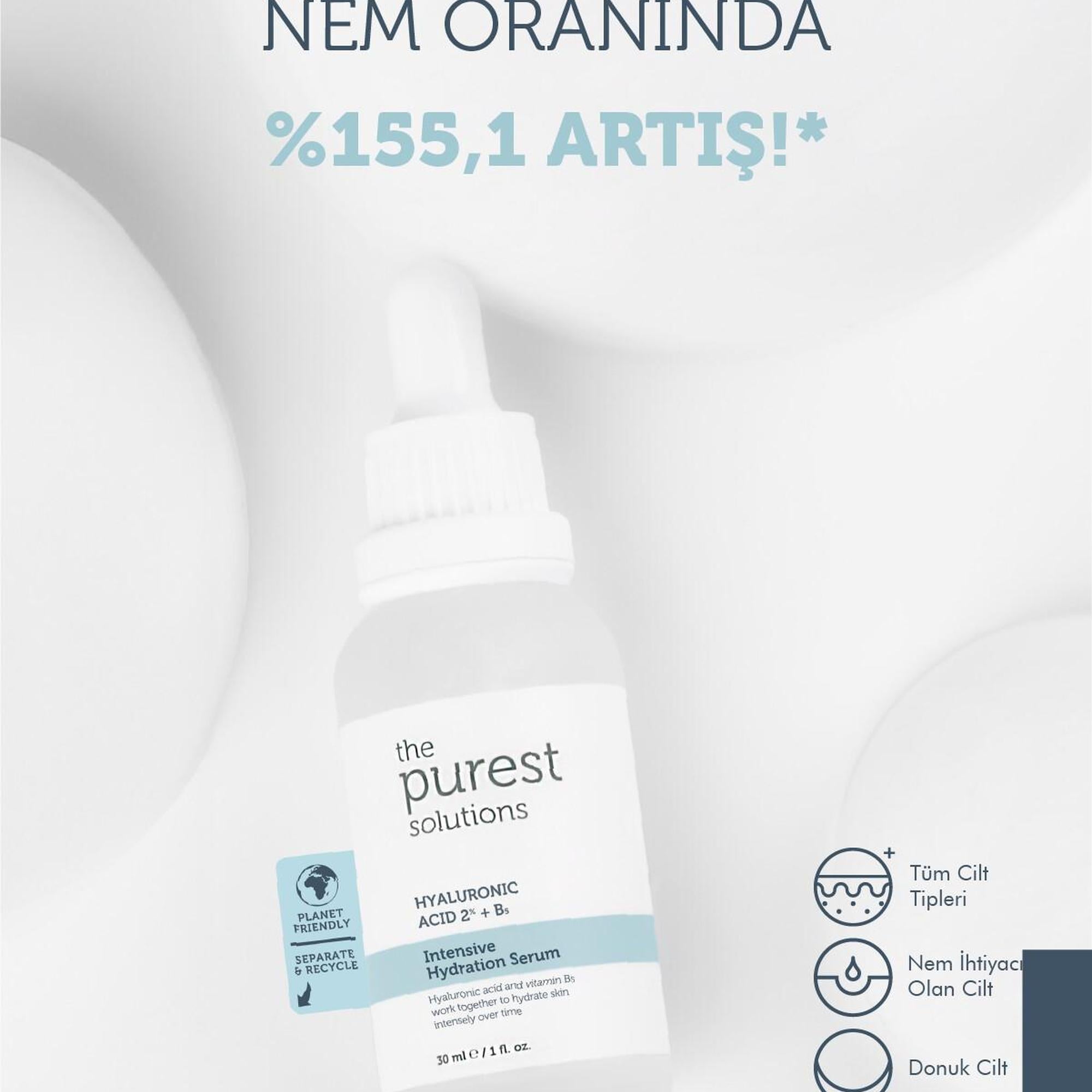 The Purest Solutions Yoğun Nem Destekli Anti Aging Etkili ve Göz Çevresi Aydınlatma Etkili Bakım Seti