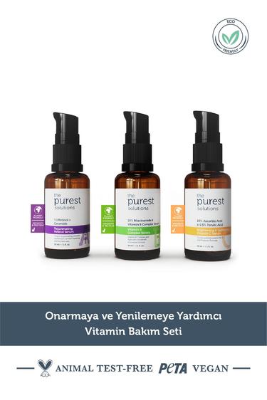  The Purest Solutions Onarmaya ve yenilemeye yardımcı vitamin bakım seti