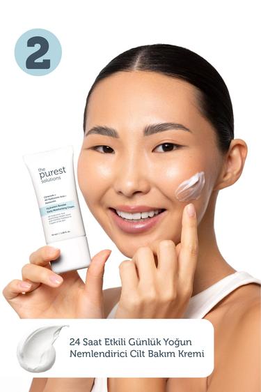  The Purest Solutions Tüm Ciltlerin Kullanımına Uygun Günlük Yoğun Nemlendirme Seti