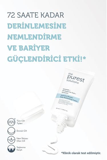  The Purest Solutions Tüm Ciltlerin Kullanımına Uygun Günlük Yoğun Nemlendirme Seti