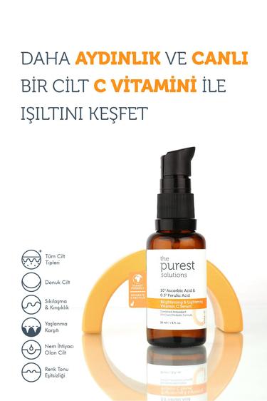  The Purest Solutions Canlandırıcı, Koyu Lekelerde Etkili, Renk Tonu Eşitlemeye Yardımcı Cilt Bakım Seti