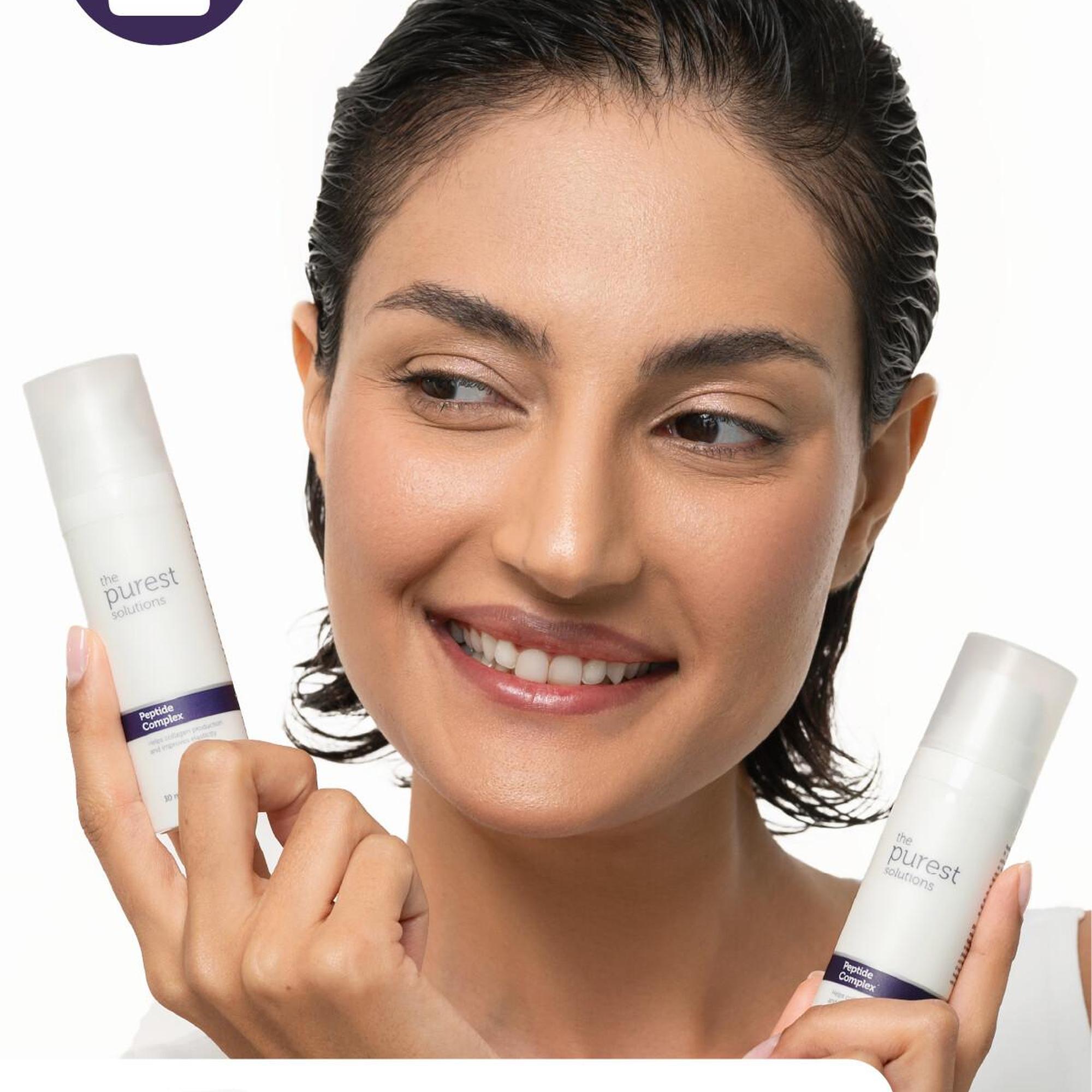 The Purest Solutions Yaşlanma Karşıtı Nemlendirici ve Göz Çevresi Aydınlık Göz Altı Görünümü Destekleyici Yoğun BakımSeti