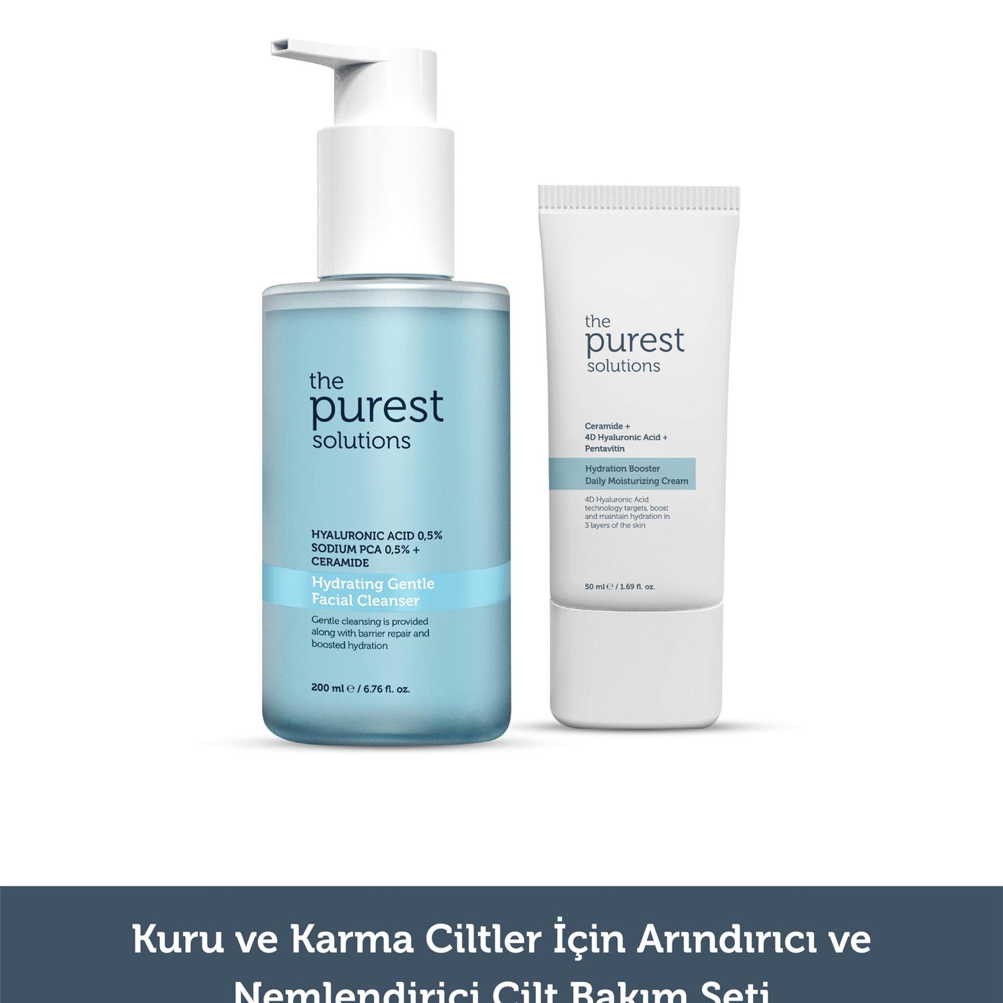 The Purest Solutions Nem ihtiyacı olan cilt bakım seti