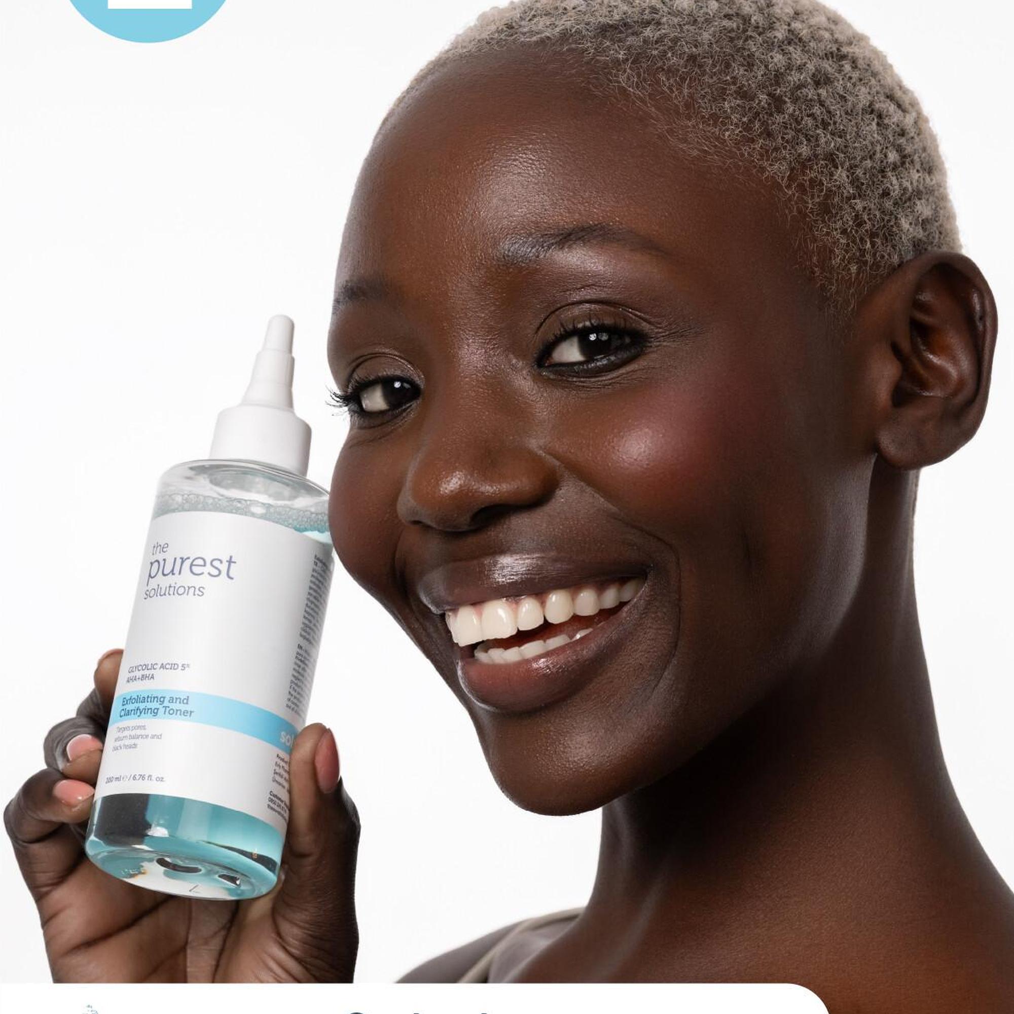 The Purest Solutions Kuru Sivilcelenmeye Meyilli Ciltlere Özel Sivilce ve Siyah Nokta Önlemeye Yardımcı Bakım Seti