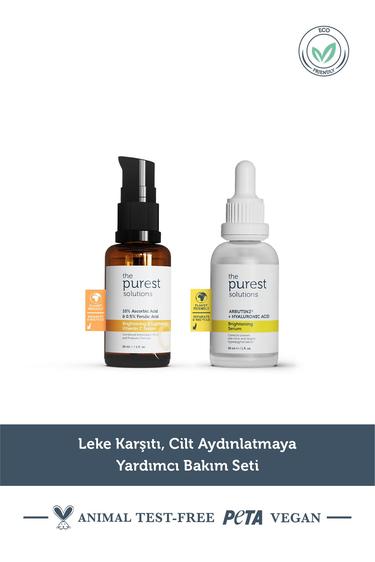  The Purest Solutions Leke Karşıtı, Cilt Aydınlatmaya Yardımcı Bakım Seti