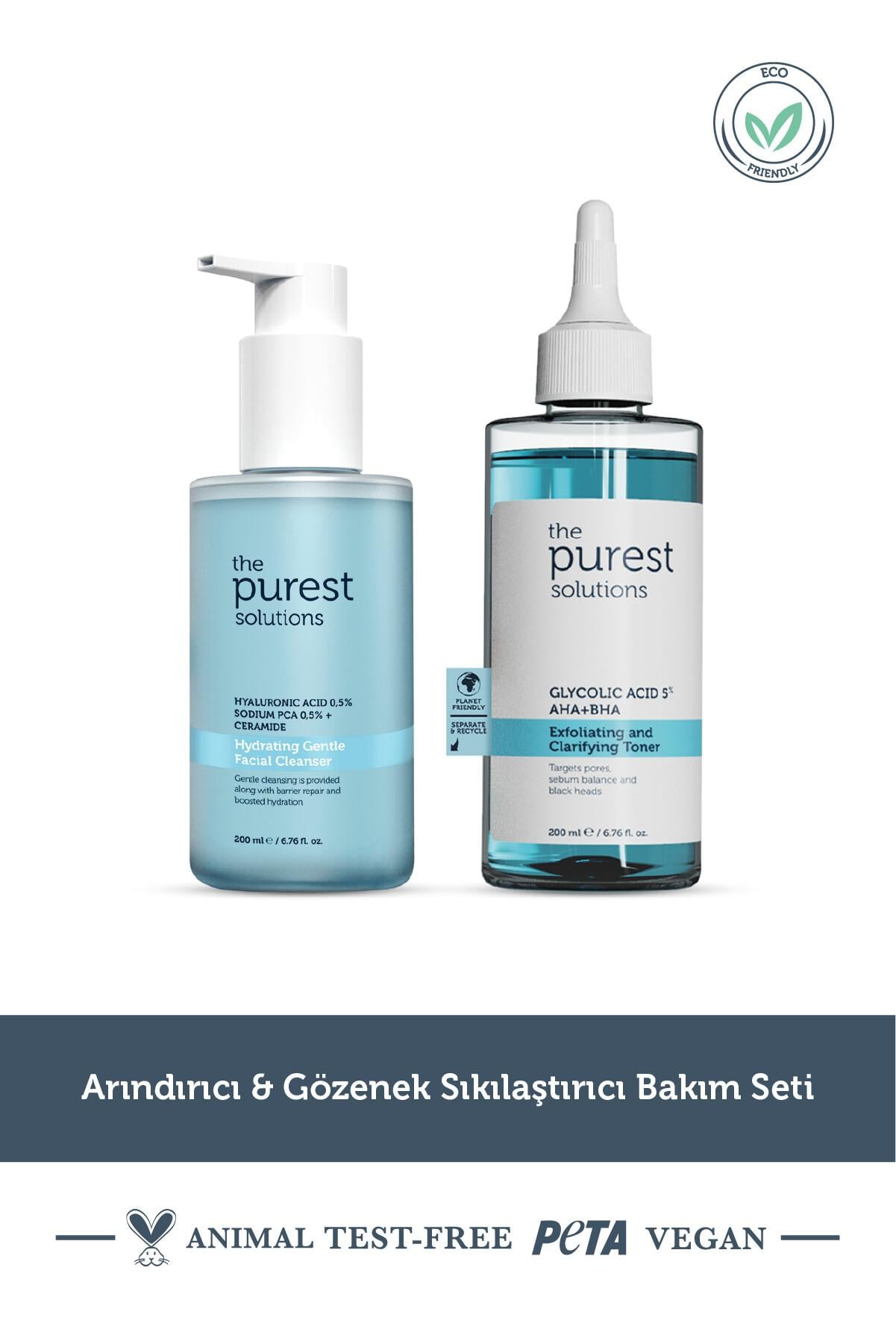  The Purest Solutions Arındırıcı & Gözenek sıkılaştırıcı bakım seti