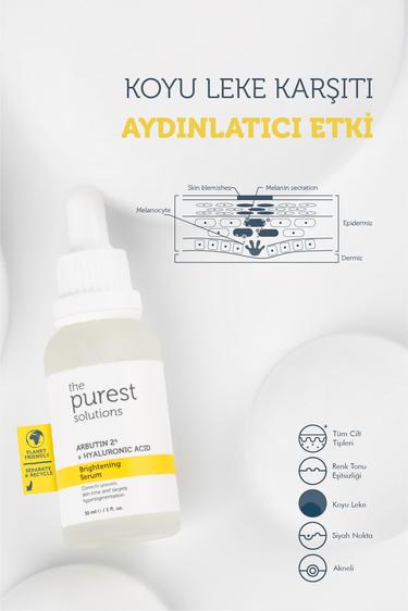  The Purest Solutions Kuru ve Lekeli ciltler için arındırıcı leke karşıtı bakım seti