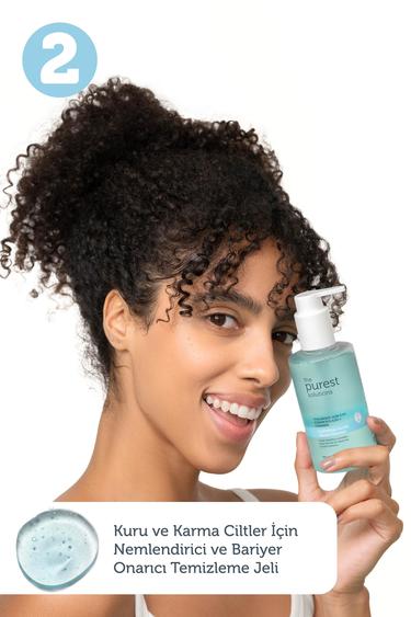  The Purest Solutions Tüm Cilt Tipleri için Arındırıcı&Nemlendirici Çift Aşamalı Temizlik Rutini