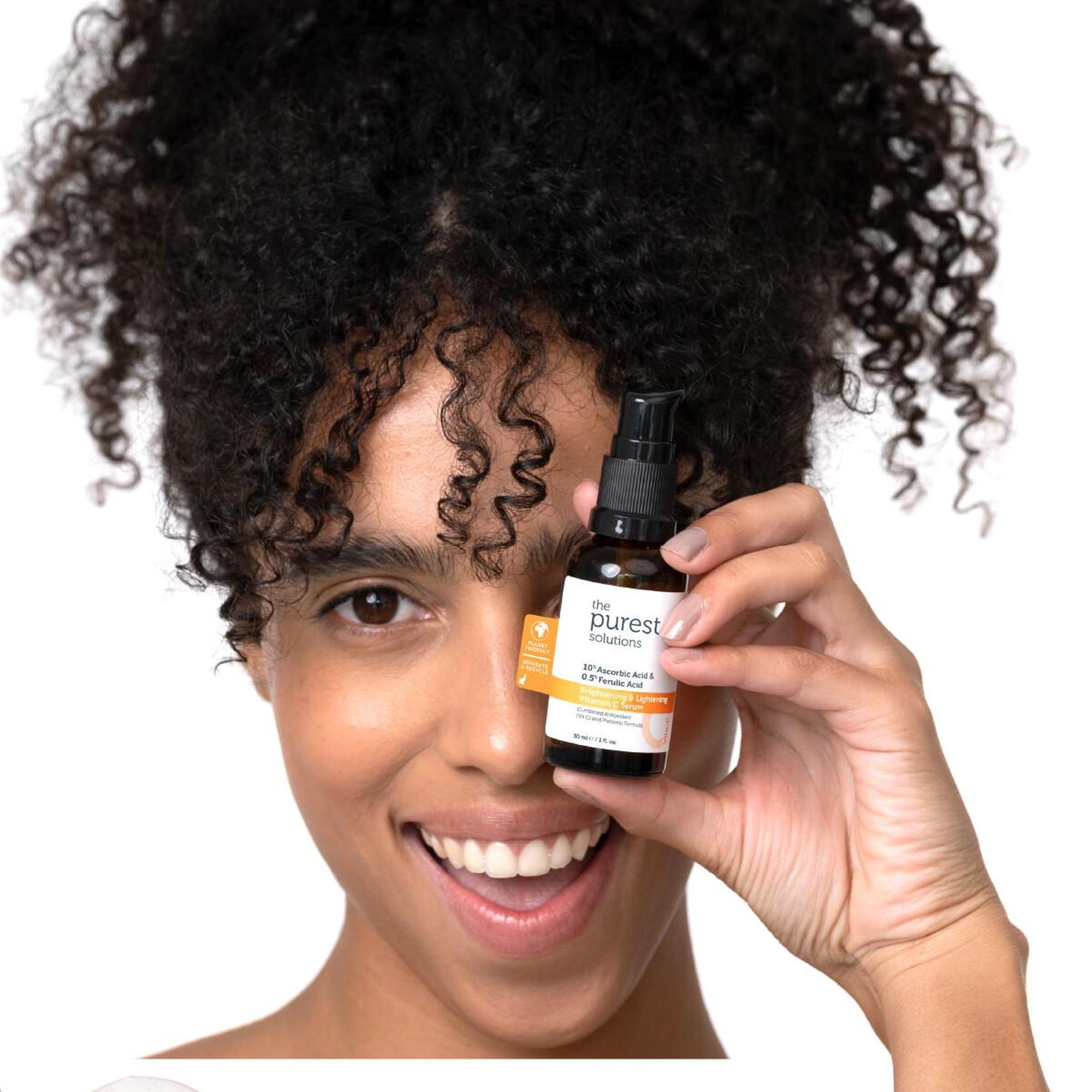 The Purest Solutions Tüm Cilt Tipleri için Temizleme & Aydınlatma Etkili Cilt Bakım Seti