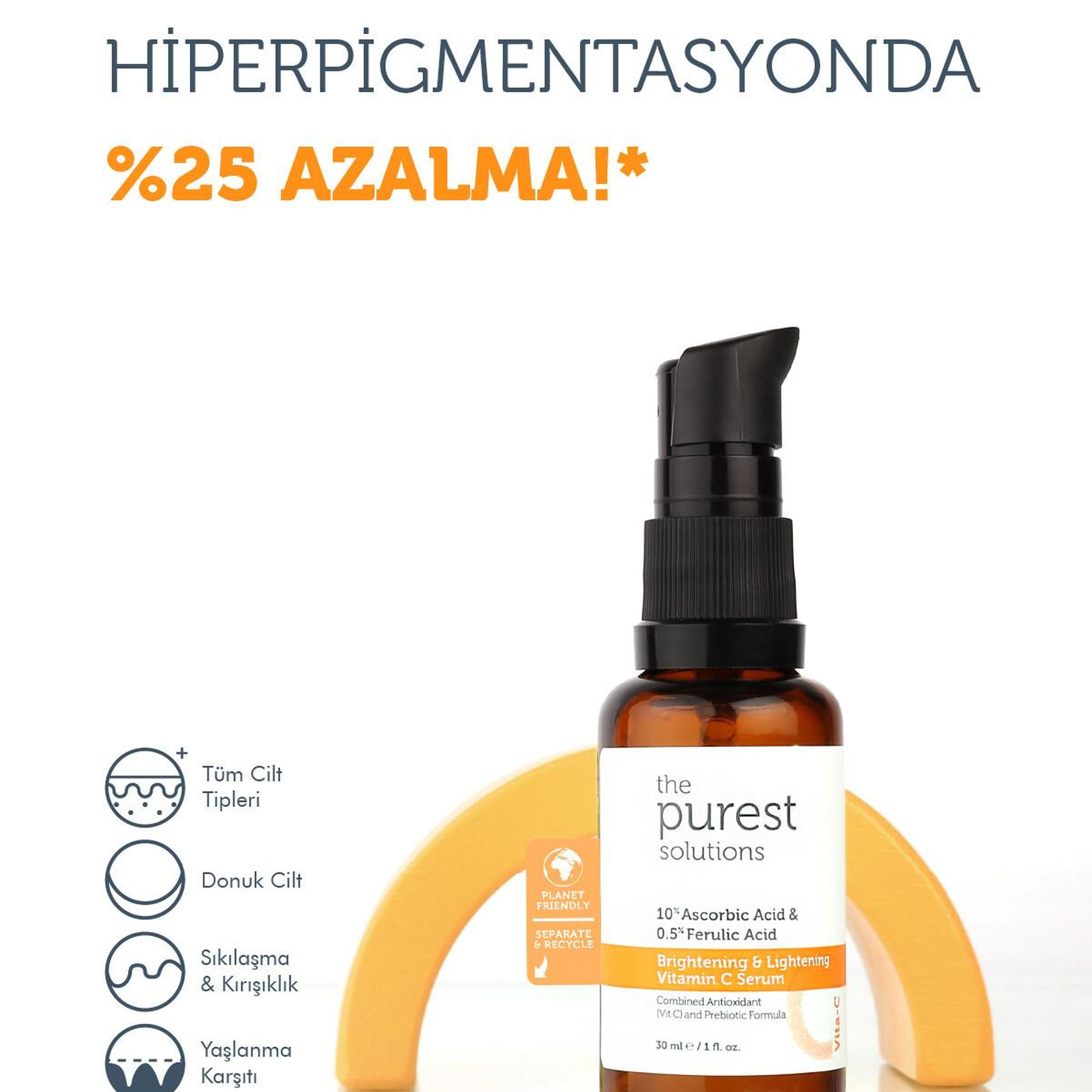 The Purest Solutions Tüm Cilt Tipleri için Temizleme & Aydınlatma Etkili Cilt Bakım Seti