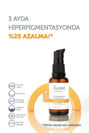  The Purest Solutions Tüm Cilt Tipleri için Temizleme & Aydınlatma Etkili Cilt Bakım Seti