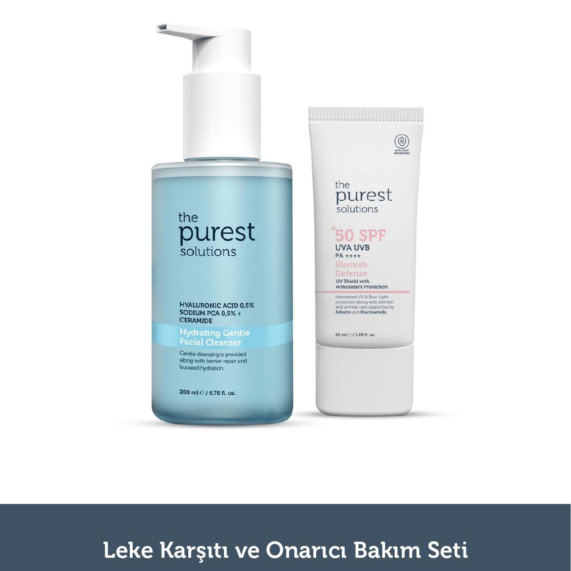 The Purest Solutions Leke karşıtı ve onarıcı bakım seti