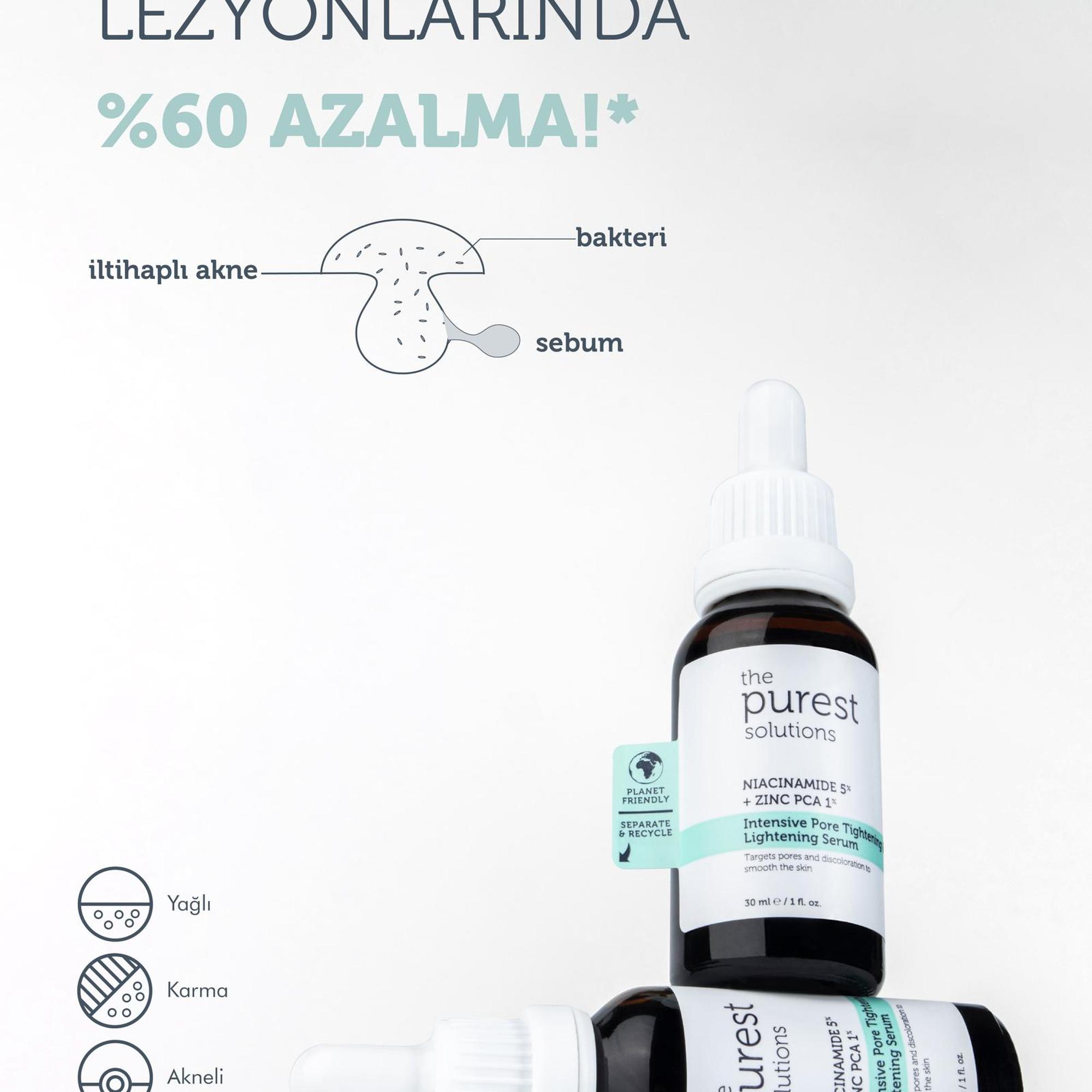 The Purest Solutions Yağlı Ve Karma Ciltler Için Gözenek Görünümünü Azaltmaya Yardımcı Cilt Bakım Rutini