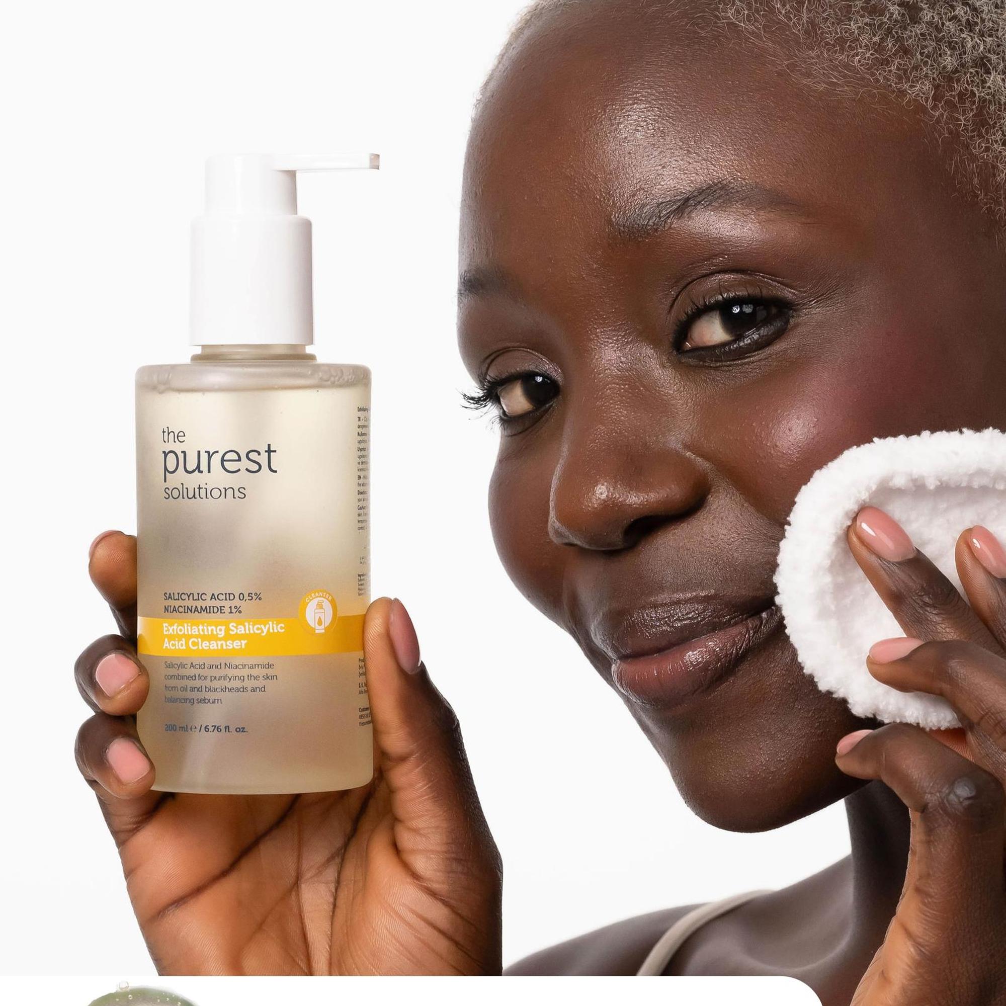 The Purest Solutions Yağlı Ve Karma Ciltler Için Gözenek Görünümünü Azaltmaya Yardımcı Cilt Bakım Rutini