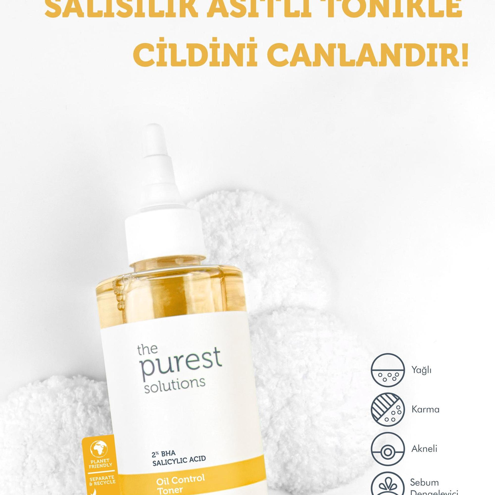 The Purest Solutions Yağlı Ve Karma Ciltler Için Gözenek Görünümünü Azaltmaya Yardımcı Cilt Bakım Rutini