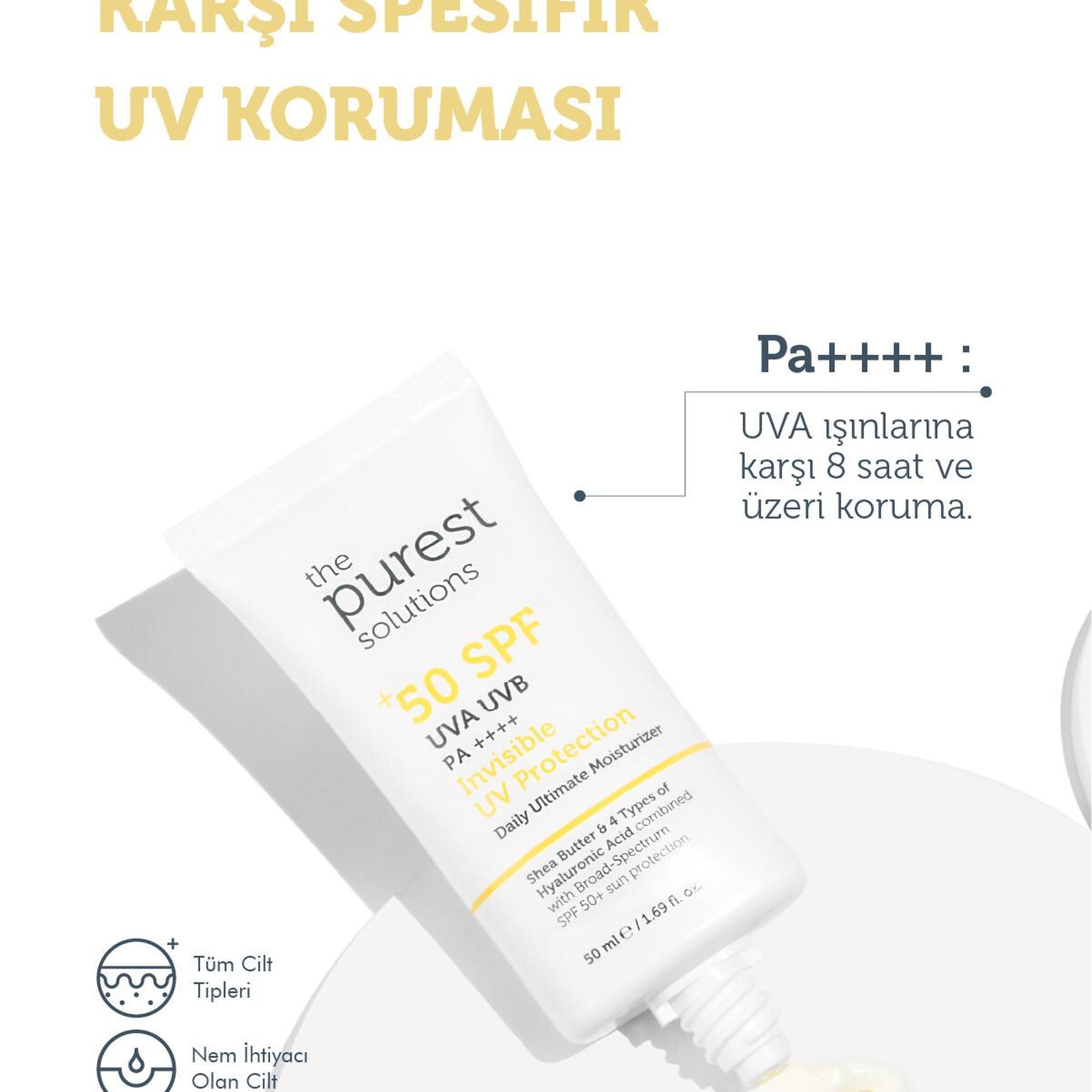 The Purest Solutions Tüm Ciltler için Arındırıcı Güneş Koruma ve Nemlendirme Etkili Cilt Bakım Seti